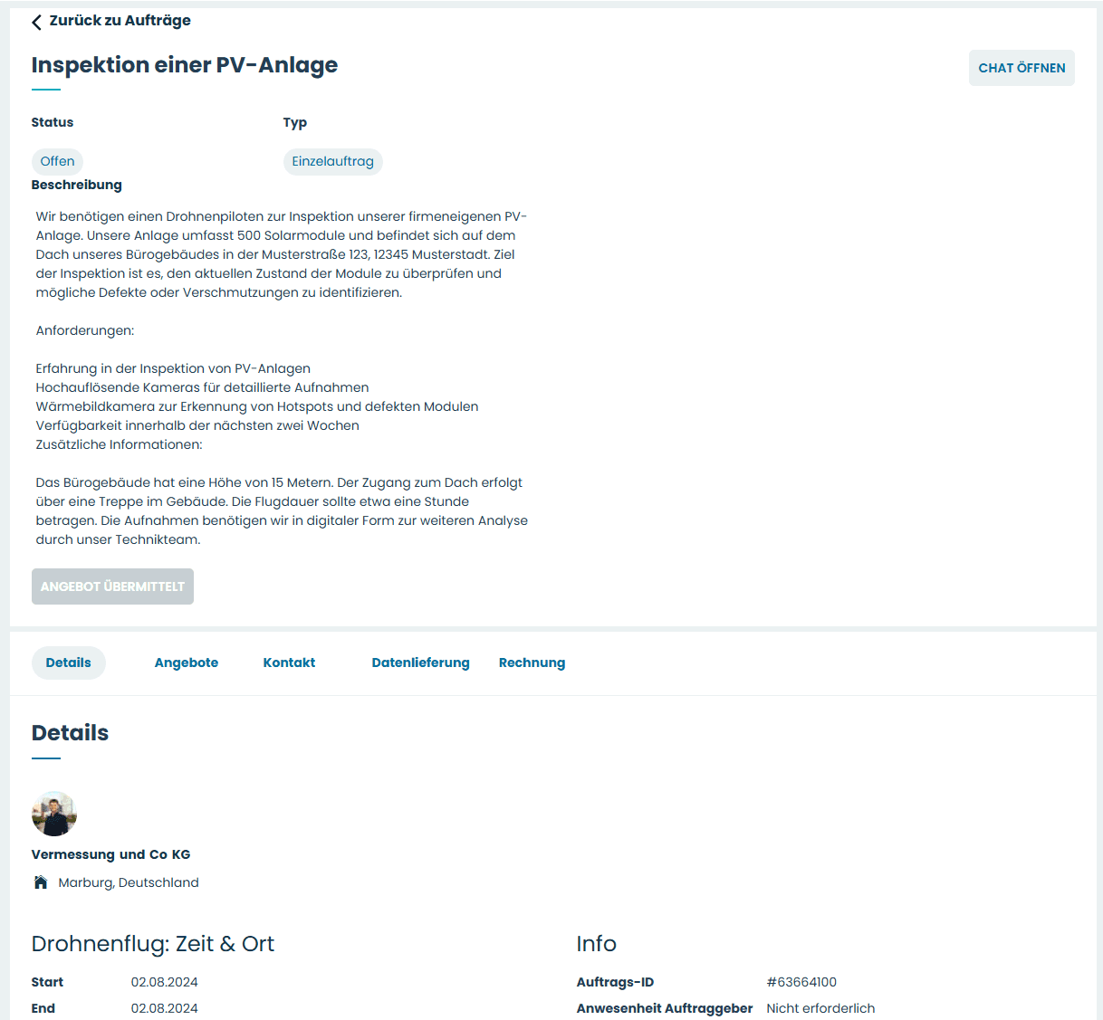 Overview of every step of a job in one place on skyzr