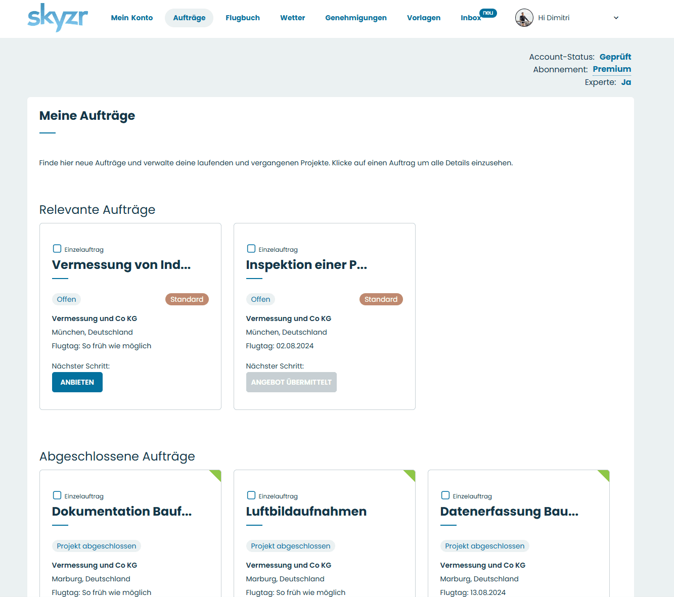 skyzr job brokering for drone pilots