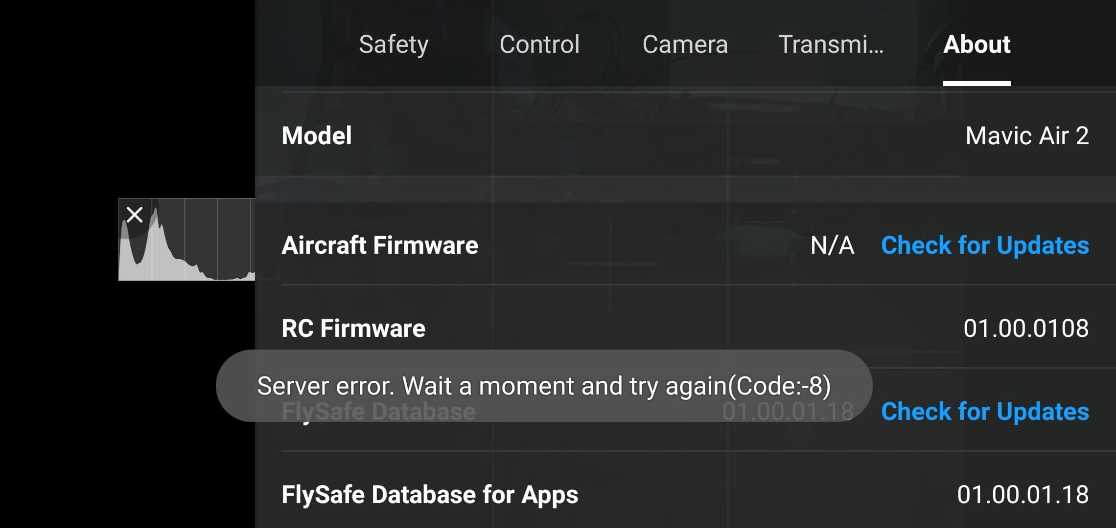dji firmware update probleme lösungen