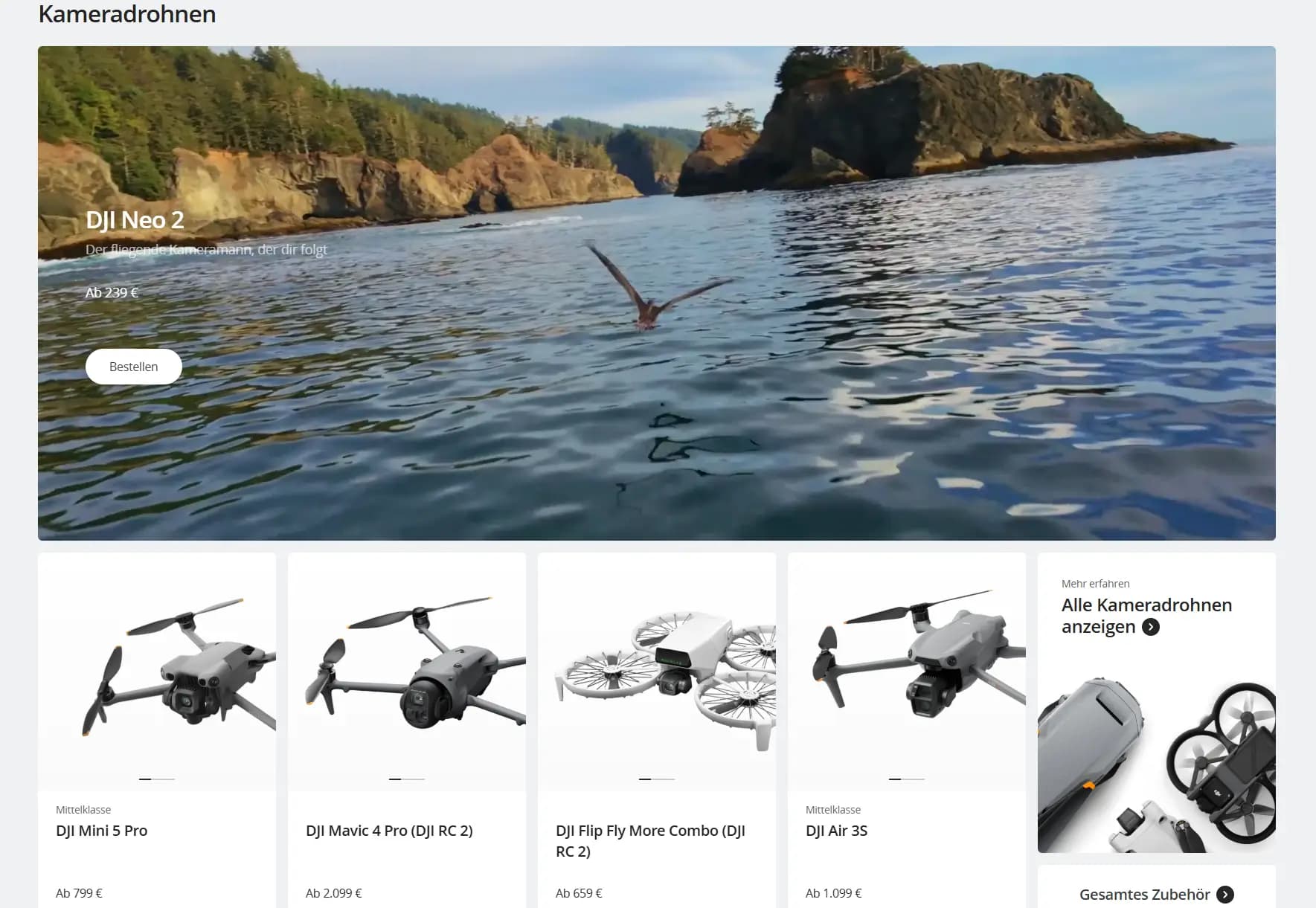 dji store webseite