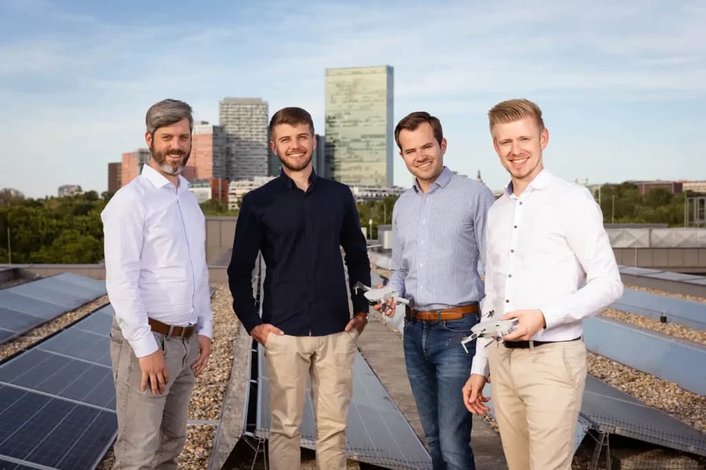 skyzr team operating drones
