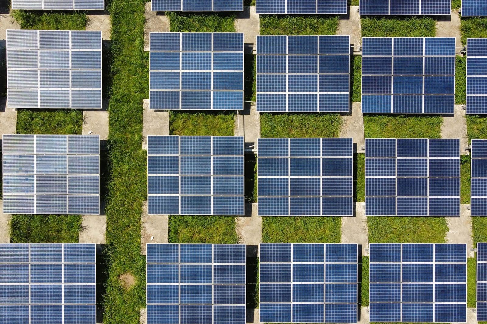 Photovoltaikanlage aus der Luft