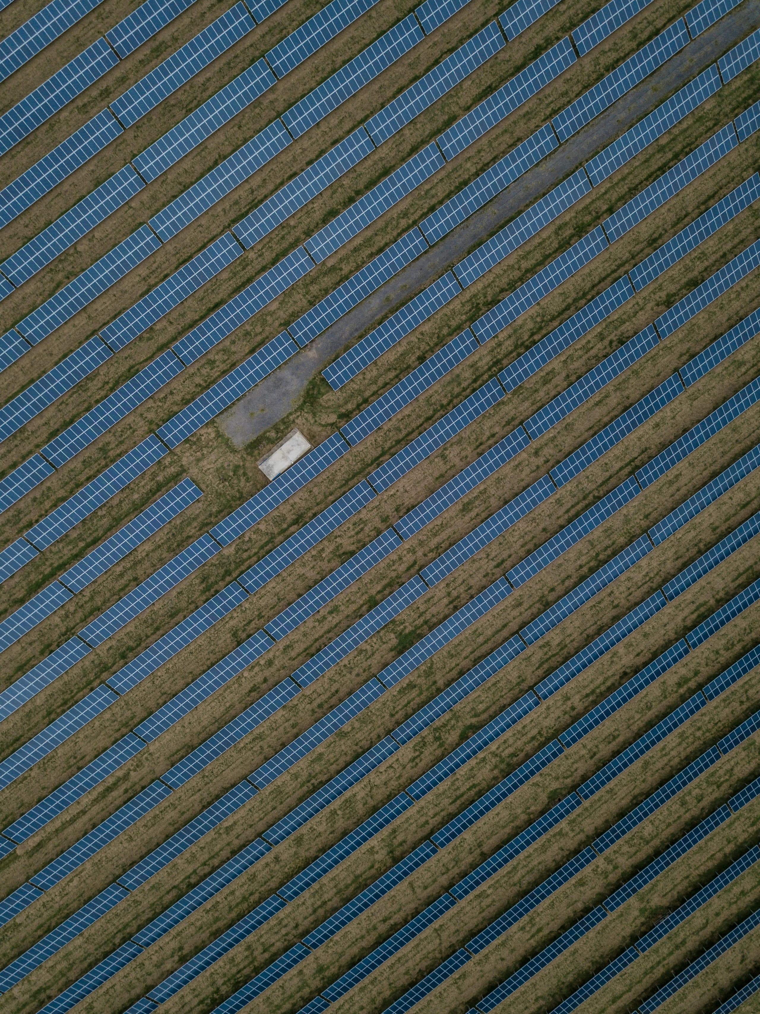 Photovoltaikanlage aus der Luft