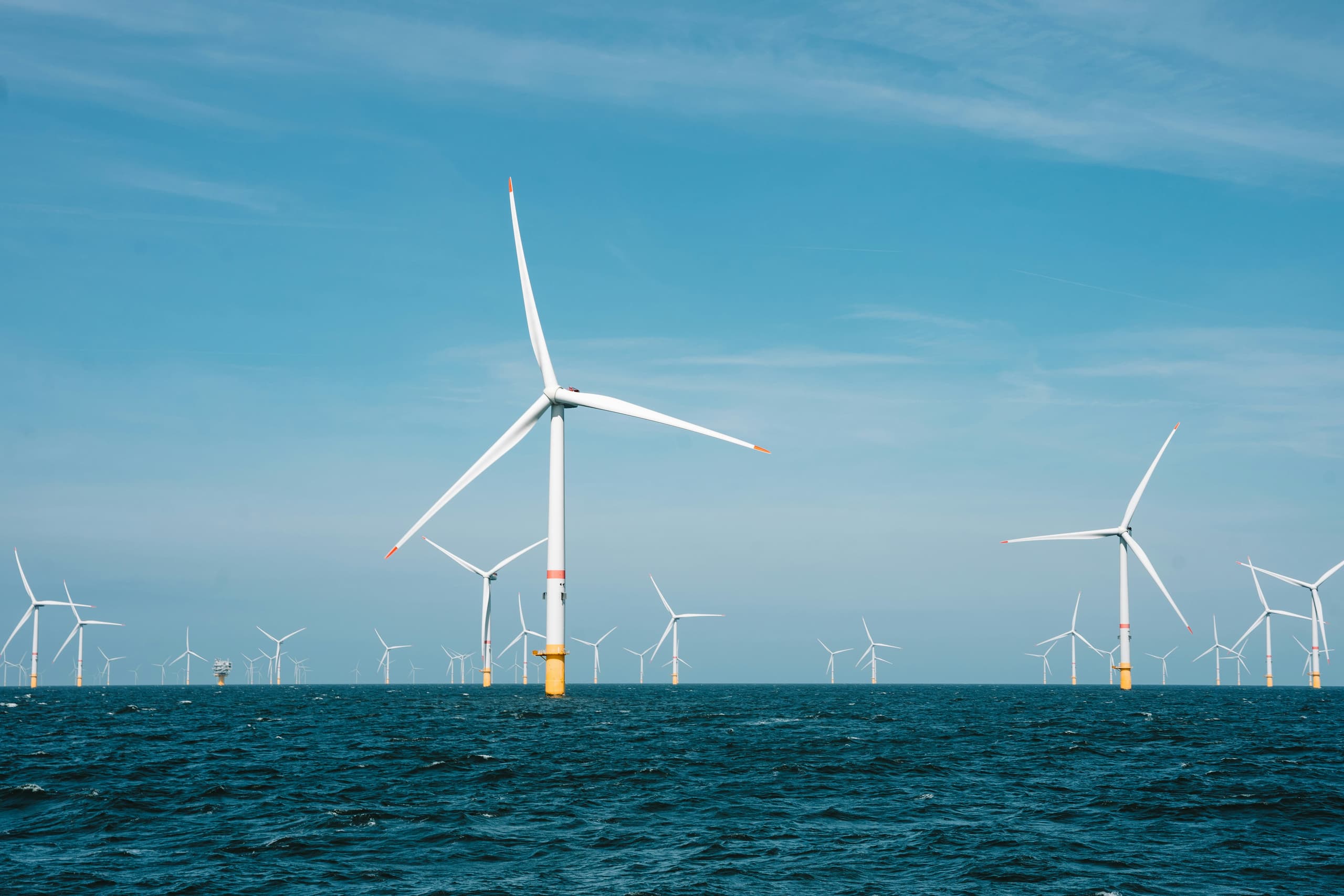 Windpark aus der Luft