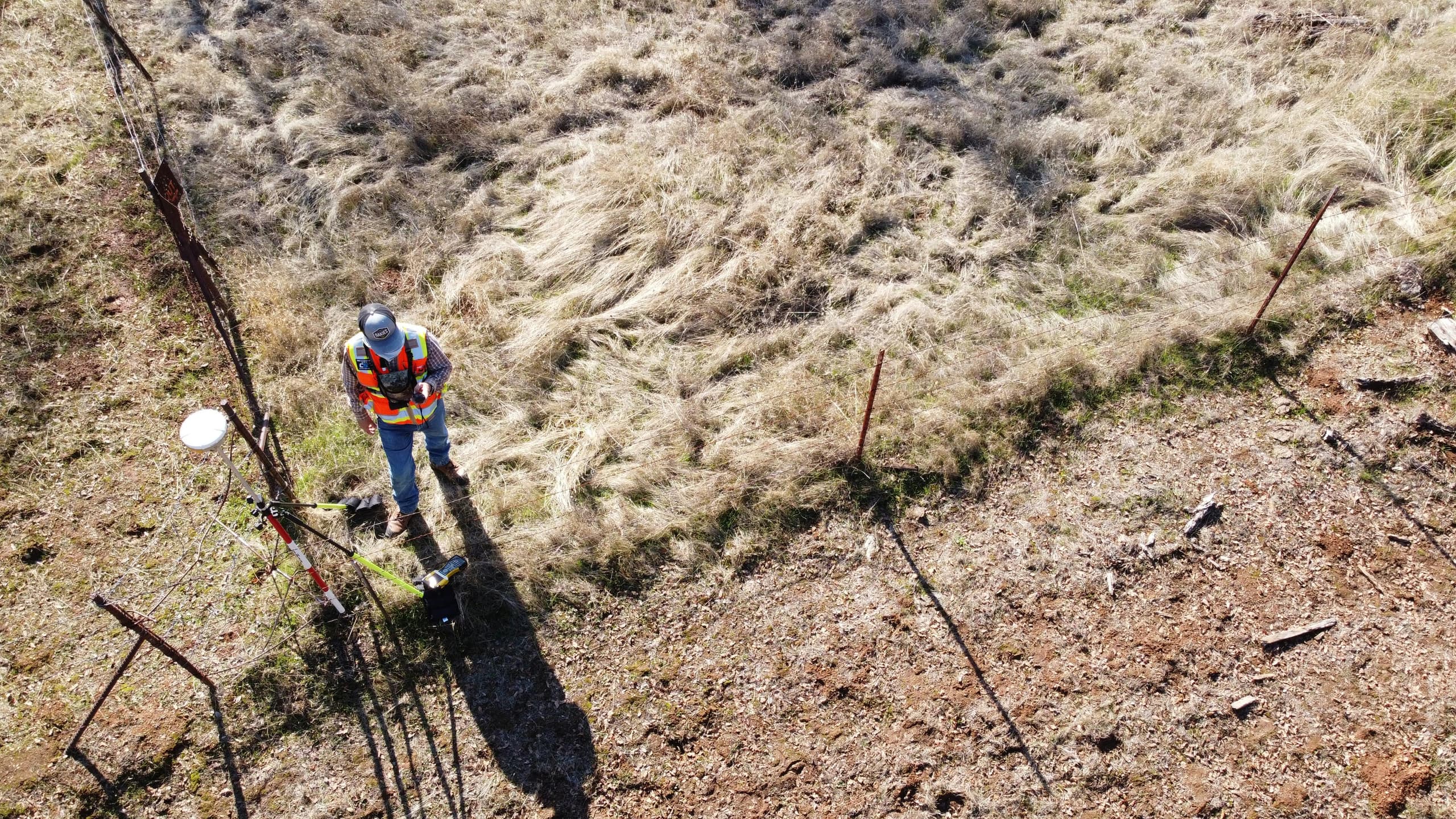 Orthomosaic of a construction site
