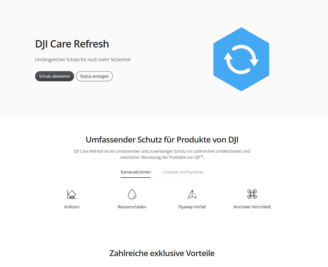 dji care refresh ratgeber