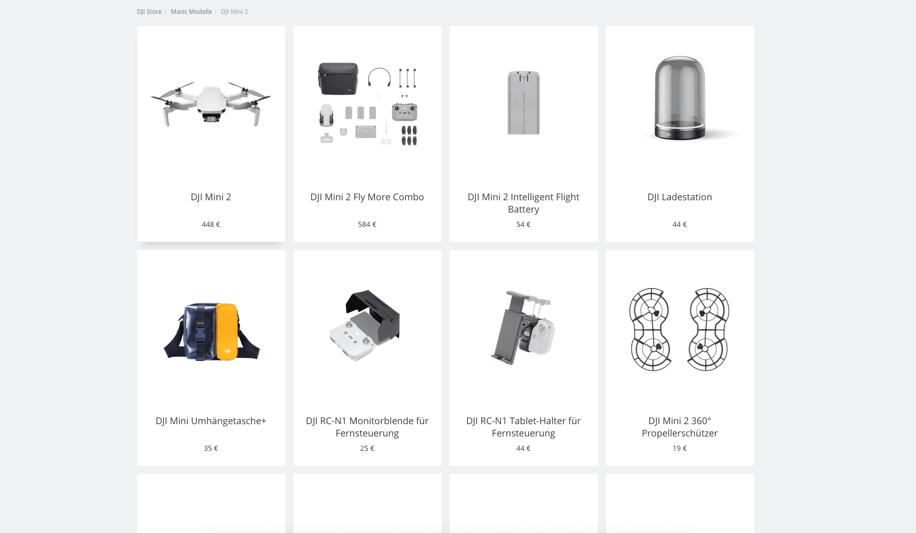dji mini 2 zubehör