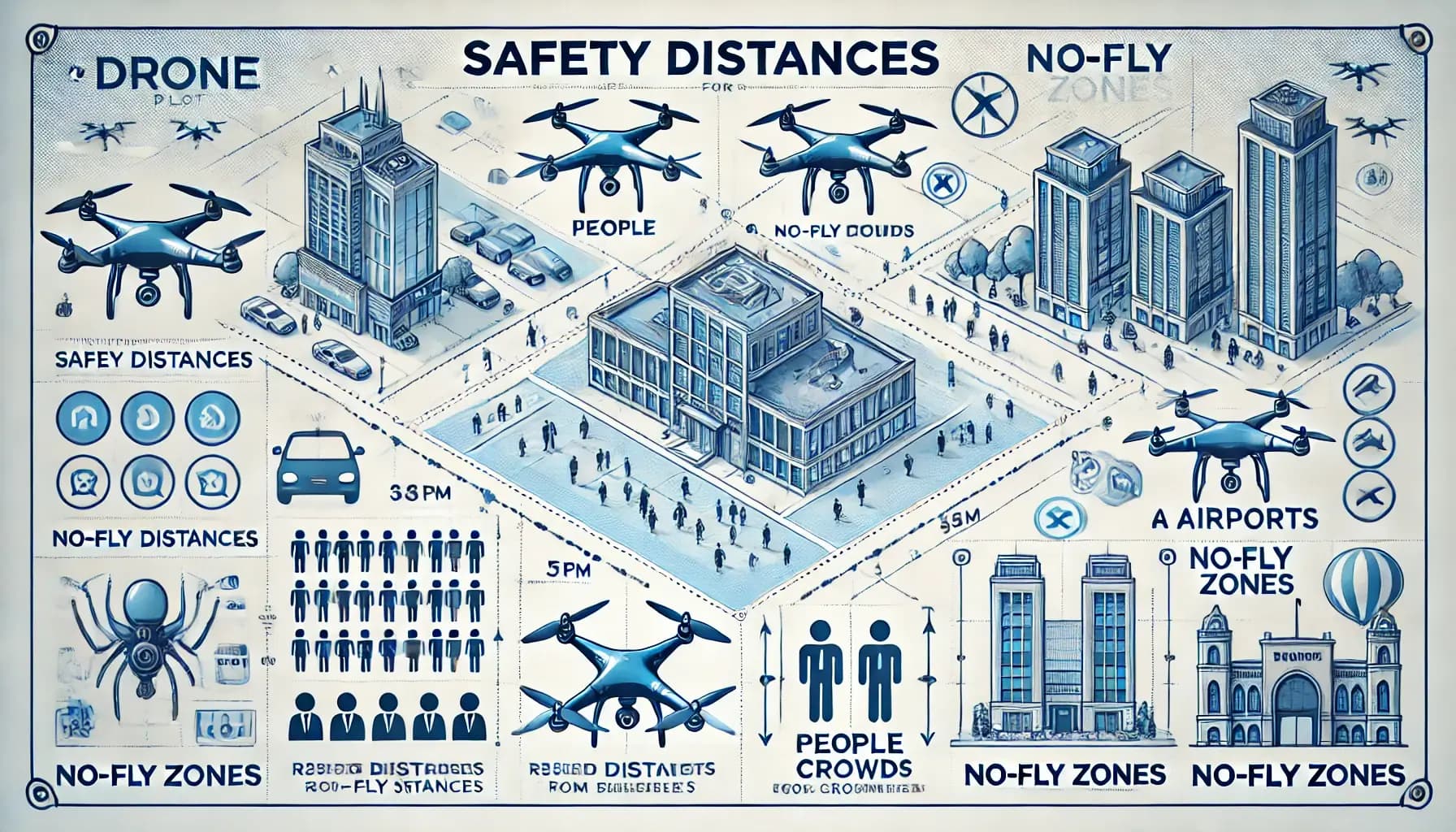 safety distances for drones