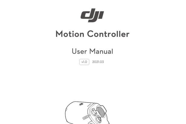 dji motion controller handbuch bedienungsanleitung