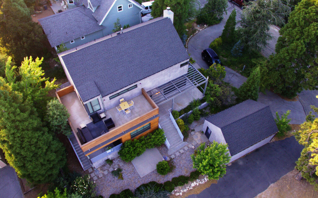 Drohnenaufnahme Immobilienmarketing