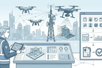 professioneller drohnenbetrieb